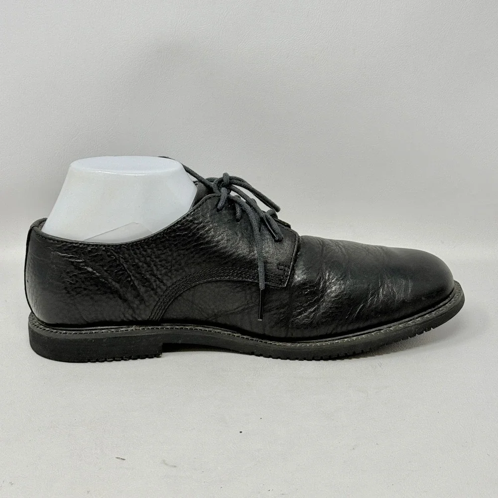 Timberland Earthkeepers Mens 8.5 Black Leather Derby Shoes 5544A Business Casual